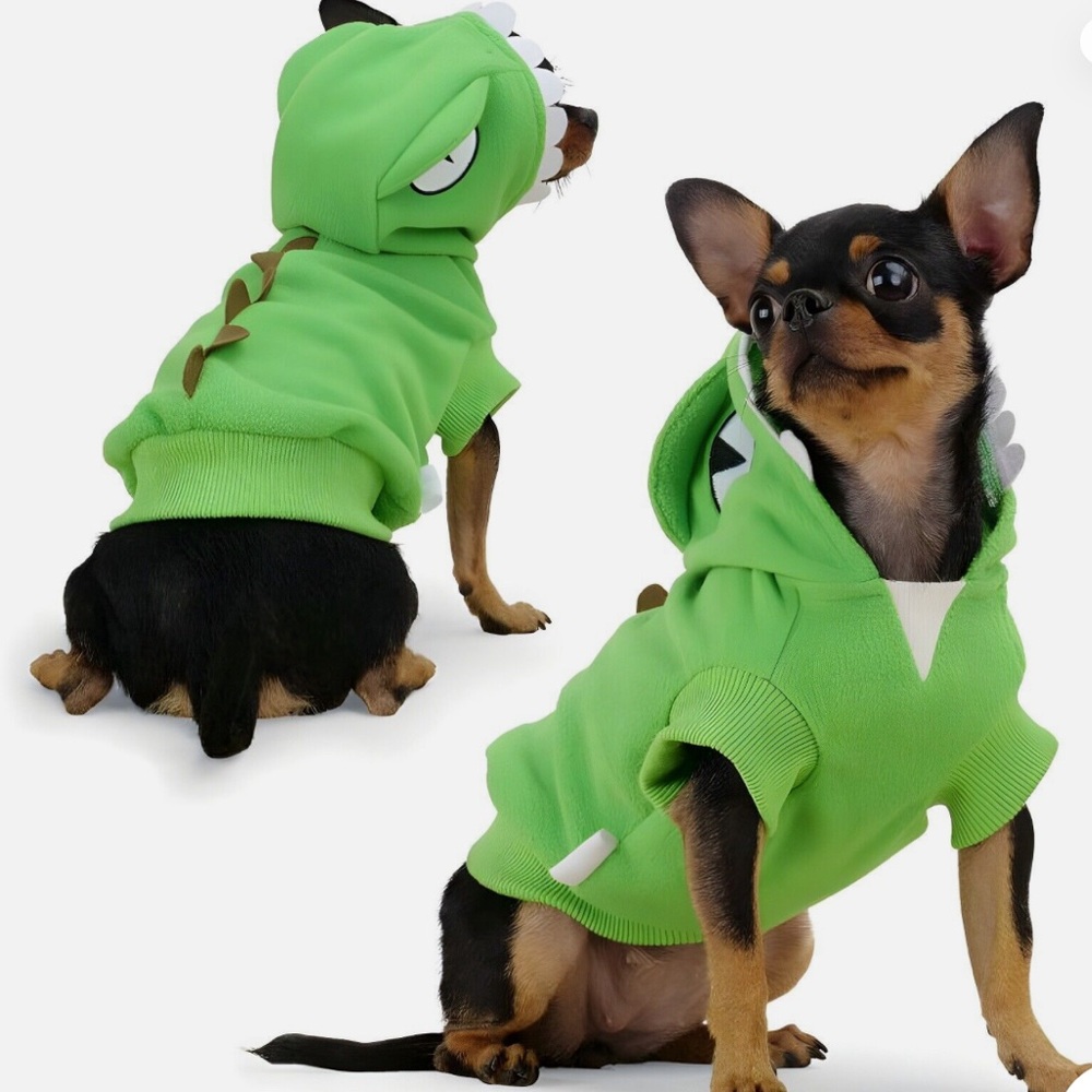 NWT Frienperro Dino dog costume hoodie